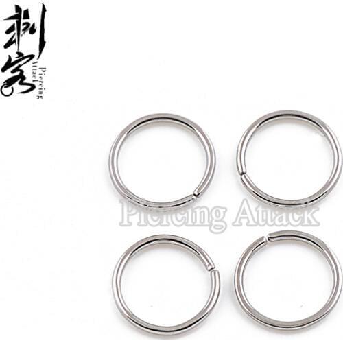 Surgical Steel Stud Earrings Steel Hoop 18 Gauge 20 Gauge