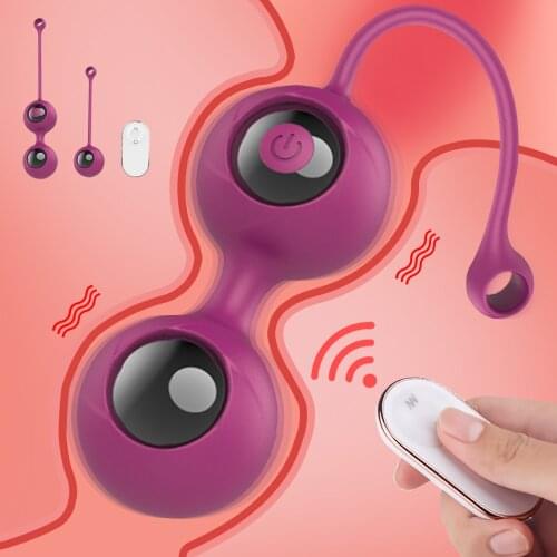 Silicone Kegel Ball Ben Wa Ball Vagina Tighten Exercise Machine Vaginal Geisha Balls Sex Toys for Women Remote Control Vibrator