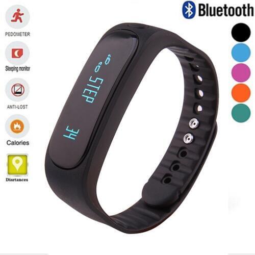 Ubit Smartband E02 Health fitness tracker Sport Bracelet Waterproof Wristband for IOS Android Smart Band 4.0 Bluetooth