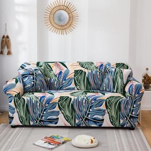 Modern Fashion Printed Sofa Cover All-inclusive Stretch Elastic Furniture Protector Couch Cover L Shaped Slipcover 1/2/3/4 Seat