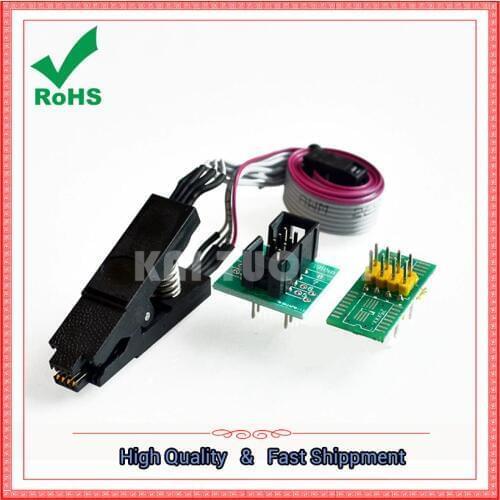 SPI BIOS FLASH Free Release Test Burn Clip SOP8 24C 93C 25LF at 24C 93C 25