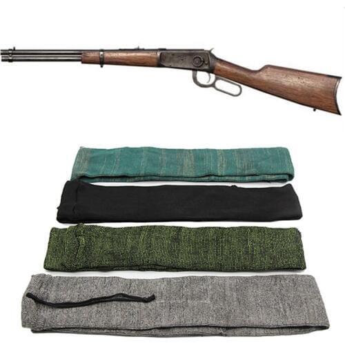 Tactical Knitting Gun Sock Silicone Treated Airsoft Rifle Gun Sock Protection Cover Case Storage Sleeve Shooting Outdoor Hunting