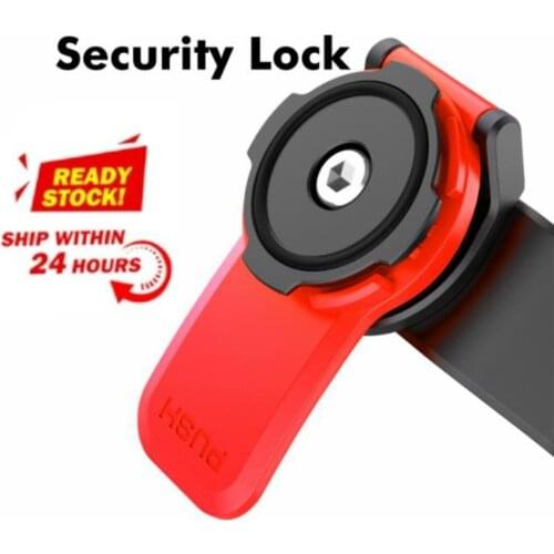 Phone Bracket For MTB Bike Scooter Motorcycle Navigation Bike Holder 360° Rotatable For Multiple Phones Security Lock Bracket