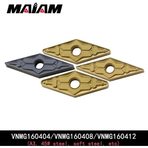 VNMG1604 Rhombus insert VNMG160404 VNMG160408 VNMG160412 semifinishing TM pattern insert 45 # steel forged steel quenched