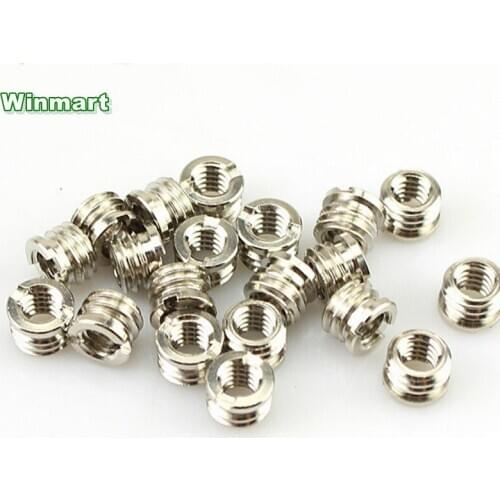 10pcs Brass 1/4" female 3/8" male Camera Screws Adapter screw