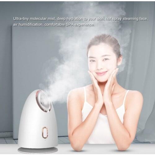 150ML Water Tank Electrical Facial Steamer SPA Professional Nano Ionic Warm Mist Skin Moisturizer Home Face Sauna