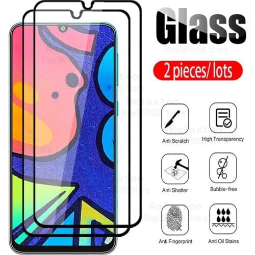 2pcs Protector Glass For Samsung Galaxy F41 Glass Sumsun F 41 6.4" SM-F415 Screen Protector Safty Tempered GlassFilm Full Cover