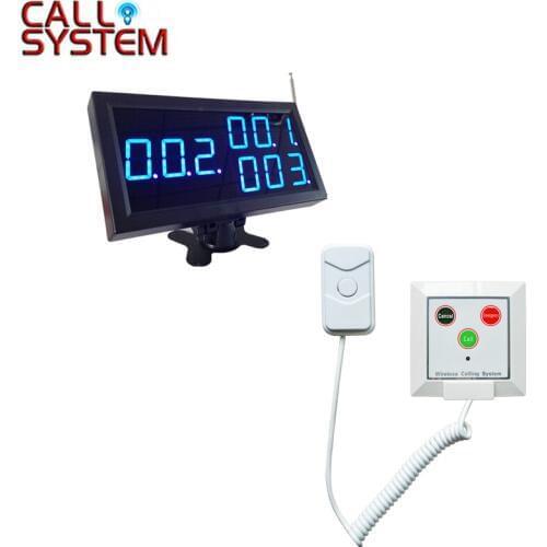 8 room bed buzzer 1 receiver monitor Panic Alarm System Pagers Wireless Hospital Equipment