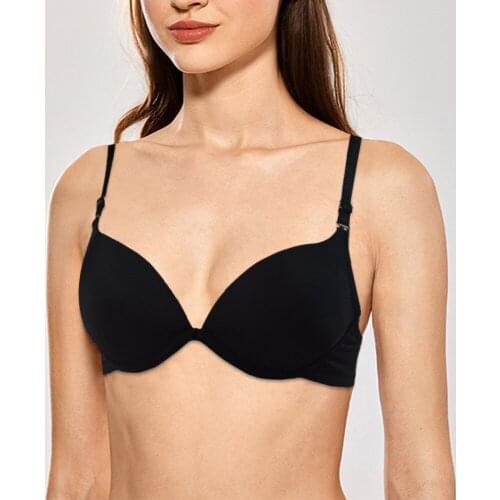 Summer Small Cup Deep V Double Bra For Woman Tops Seamless Underwear Female Gathered Super Push Up Bra Sexy Lingerie Brassiere