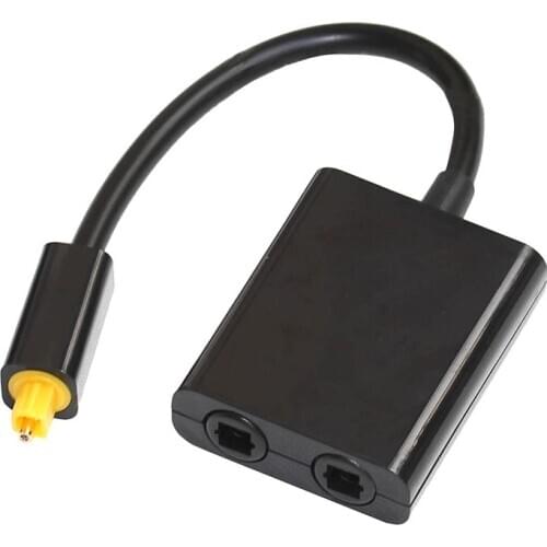 Digital Audio Optical Fiber Cable Toslink 1 To 2 Y Cable Converter Adapter for PC TV DVD stereo