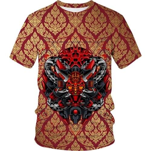 Fashion 3D Metal style Print T Shirt for men 2021 Comfort Teens Summer Funny Animal Print Top Short Sleeve T Shirt men/women Top