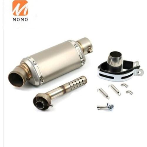 Motorcycle cross-country running machine street car modification Lan Baolong 150 with silencer rear end tail throat exhaust pipe