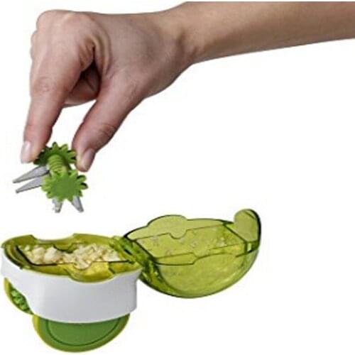 Garlic Grater Mini Portable ABS Stainless Steel Garlic Press Chopper Slicer Hand Presser Grinder Crusher Kitchen Tool