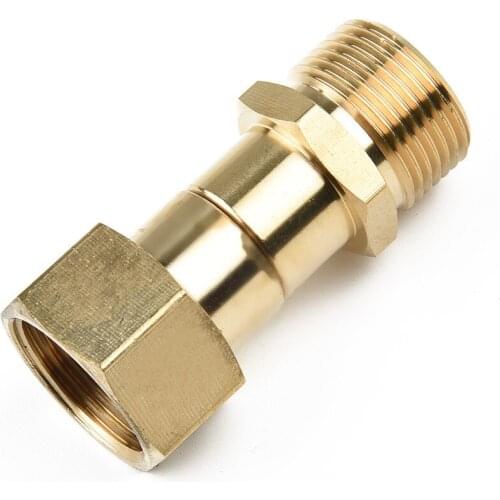 M22 14mm Thread Pressure Washer Swivel Joint Connector Hose Fitting High Pressure Washer Watering Irrigation Swivel Joint