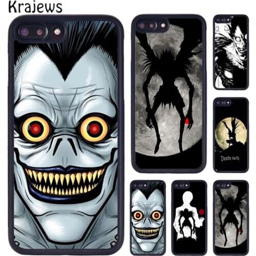 Krajews Death Note Ryuk Anime Soft Phone Cases For iPhone X XR XS 11 12 Pro MAX 5 6 6S 7 8 Plus Samsung Galaxy S7edge S8 S9 S10