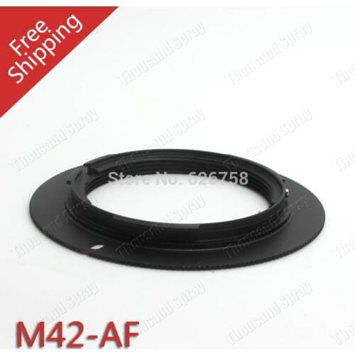 Wholesale Lens M42-AF M42 Lens AF Mount Adapter Ring for a77 a65 a55 a33 a390 a700 a580