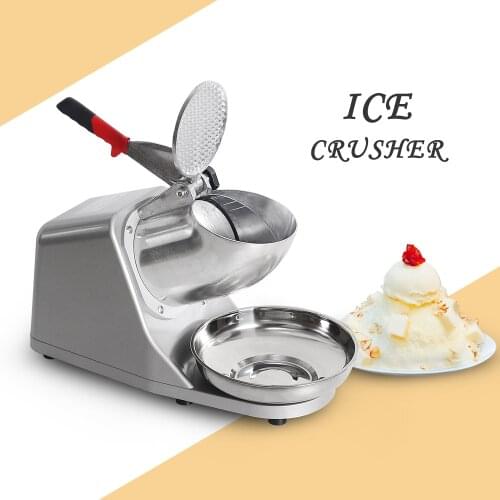 Handle Portable Electric Ice Crusher Smoothie Maker Ice Shaver Ice Block Breaking Grinding Machine with Switch Safety Device