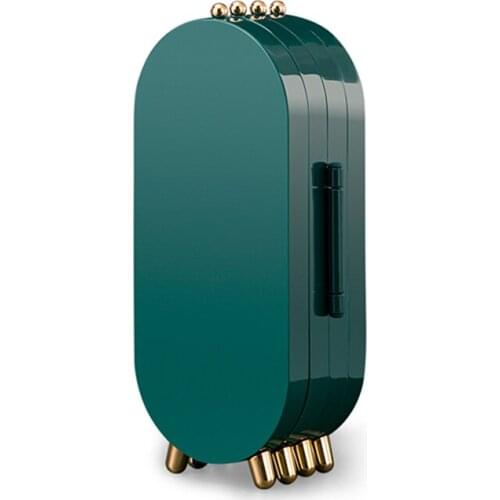 Portable necklace, earring, ring and jewelry box