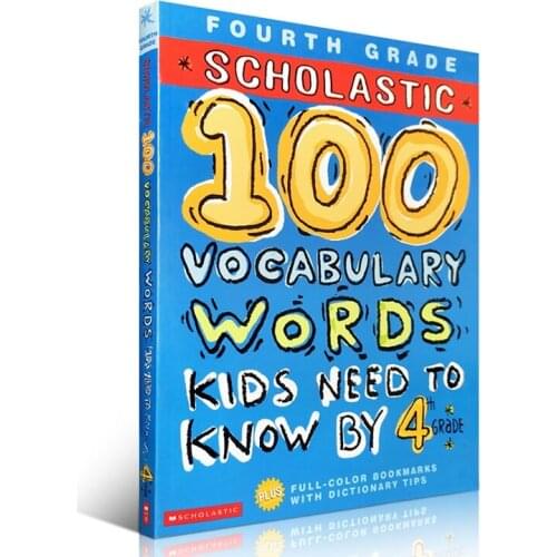 100 vocabulary Words kids need to know by 4th grade original English American Primary School keyword reading exercise workbook
