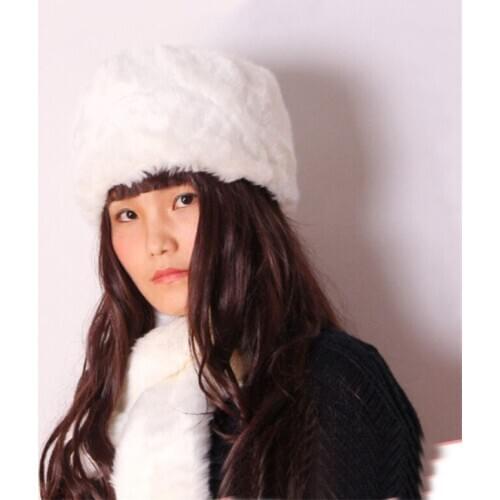 Winter Warm Hat Women Cossack Style Faux Fur Hat Russian Outdoor Female Russia Cap Hat Womens Accessories And Clothing 011