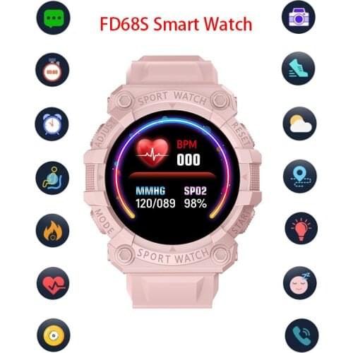 FD68S 1.44 inch 2021 Smart Watch Men Full Touch Fitness Tracker IP67 waterproof Women Smartwatch for Android ios smartwatch
