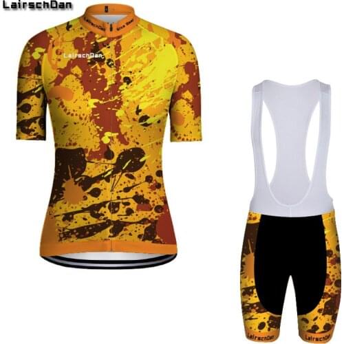 SPTGRVO women cycling kit summer 100%polyester graffiti shirt pro team cycling jersey set 2020 mtb uniforme ciclismo para mujer
