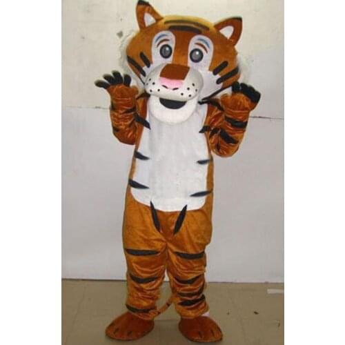 Tiger Mascot Costume Suit Cosplay Party Game Fancy Dress Outfits Clothing Advertising Carnival Halloween Xmas Festival Adults A
