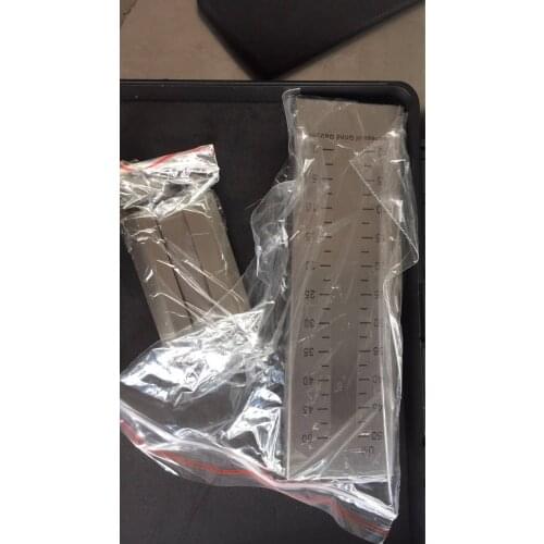 0-50 NEW stainless steel Single Groove Fineness gauge, grindometer,fineness meter DHL FAST SHIP