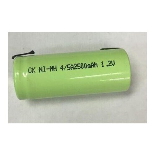 1PCS 1.2V 4/5A rechargeable battery 2500mah 17430 4/5 A ni-mh nimh cell with welding pins for Braun
