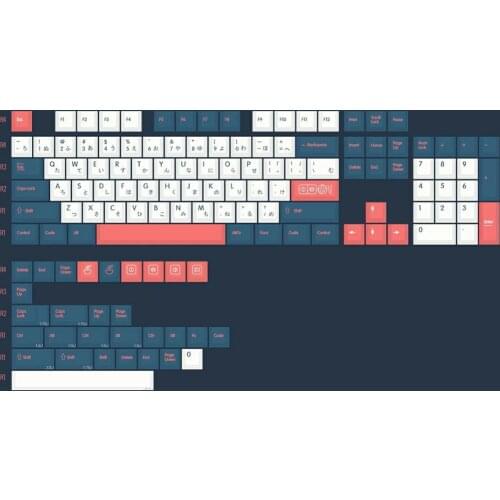 140Pcs Cherry Profile PBT Dye-Sub Keycaps For 60% 61 87 104 Keys/GH60/RK61/Matrix/Joke Custom Gaming Keyboard - Japanese Roots