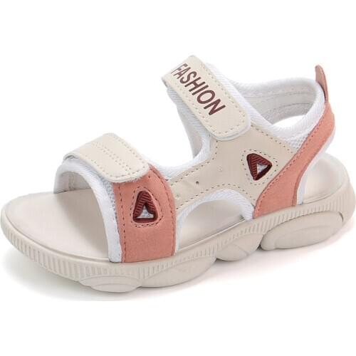 2020 New Summer Beach Sandals For Girls Boys Children Kids Boys Girls Beach Flat Casual Sport Sandals Shoes Sneakers Size 25-36