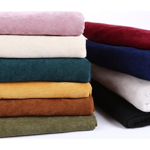 50*150cm High Quality 16pieces Of Polyester Sand-washed Corduroy Fabric Non-stretch Mens And Womens Suit Jacket Fabric
