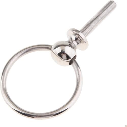Quick Release Pin 1/4 inch (6mm) Full 316 Stainless Steel for Boat Bimini Top Deck Hinge