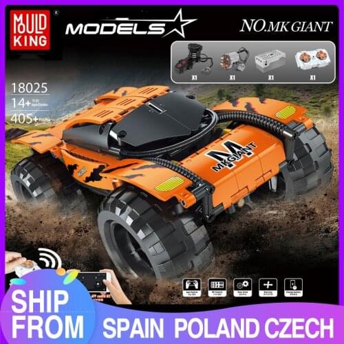 MOULD KING Building Blocks High-Tech The APP MK Giant Remote Control Car Model Assemble Bricks Kids DIY Toys Christmas Gifts