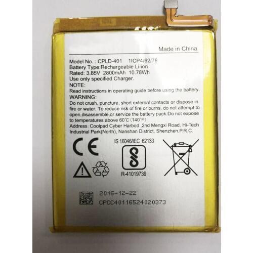 GeLar 2800mah/10.78Wh CPLD-401 Replacement Battery For COOLPAD MAX A8 A8-930 A8-831