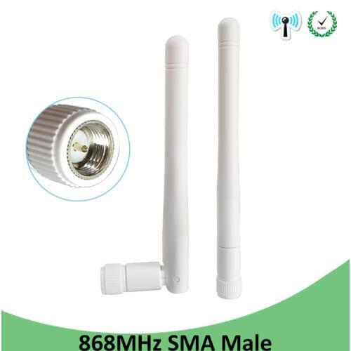 868MHz 915MHz Antenna 10p 3dbi SMA Male Connector GSM 915 MHz 868 IOT antena outdoor signal repeater antenne waterproof Lorawan