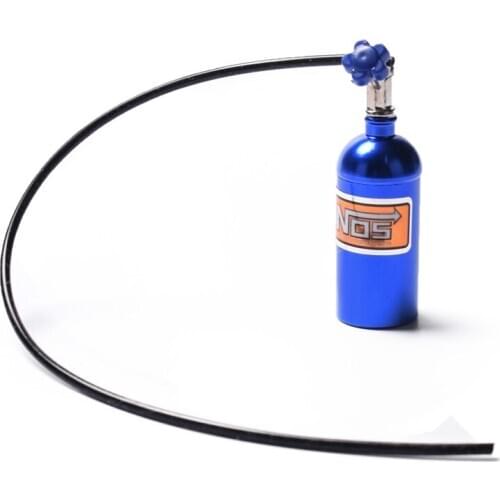 Metal Simulated NOS Nitrogen Bottle for 1/10 RC Crawler Car Defender Bronco RC4WD D90 D110 TRX4 Axial Scx10 90046,Blue