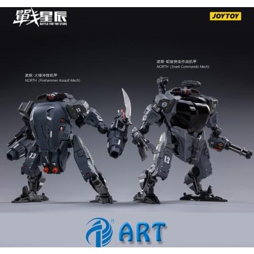JOYTOY 1/18 NORTH Firehammer Assault Snark Action Robot STEEL BONE Firepower Mecha Collection Model Toys Christmas Present Gift