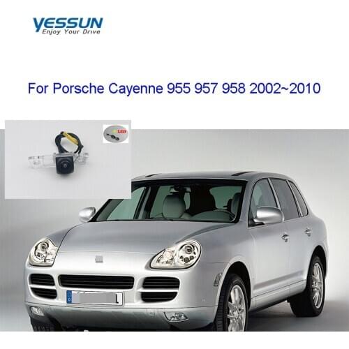 Yessun Fisheye Rear view camera For Porsche Cayenne 955 957 958 2002 2003 2004~2010 AHD 720P backup camera/ license plate camera