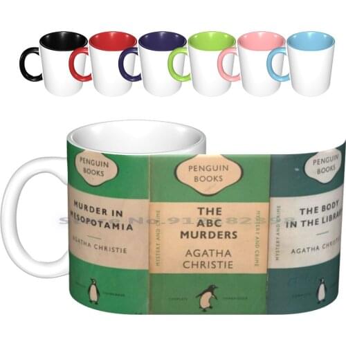 Agatha Christie Ceramic Mugs Coffee Cups Milk Tea Mug Agatha Christie Christie Vintage Books True Crime Murder On The Express