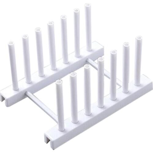 Kitchen Organizer Pot Lid Rack Dish Rrain Rack Spoon Holder Shelf Cutting Board Rack Pan Cover Stand Kitchen Accessories White