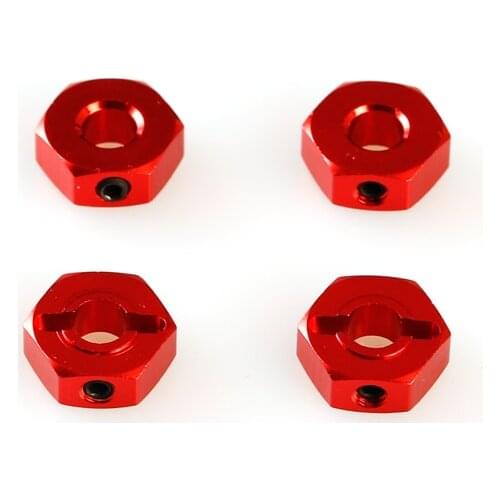 LC Racing C7053 wheel Hub Hex 12mm Alu(4) for LC10B5