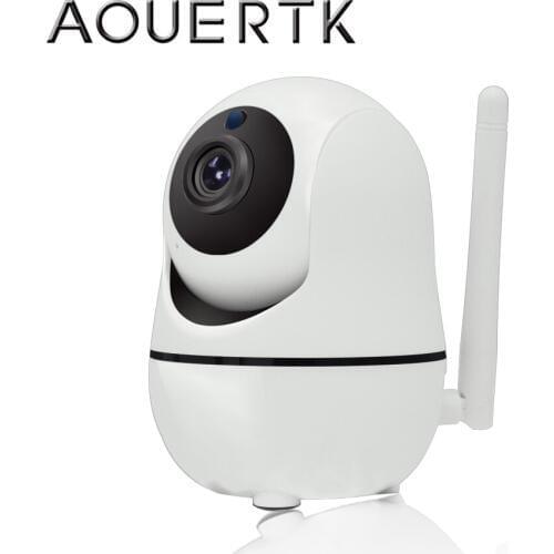 AOUERTK 720P HD Night vision Two way audio camera rotating wifi Home Security IP Camera Surveillance Camera MINI CCTV Camera