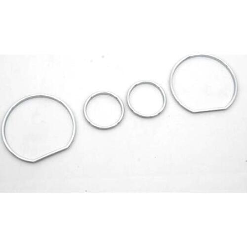 Car Outdoor Decoration Chrome Dash Board Gauge Ring Set for BMW E46 3 Series