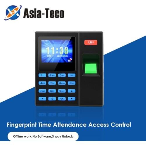 Fingerprint Recogn ID Card Reader Access Control System Biometric Time Attendance Access RFID Door Strike Access Control System