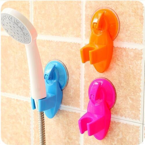 Portable Home Bathroom Shower Head Holder Wall Suction Vacuum Cup Wall Mount Adjustable Shower Faucet Head Holder