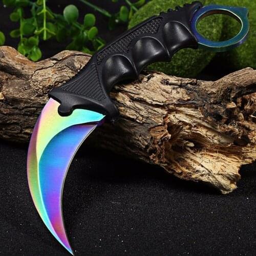 Folding Knife Actical Survival Knives Outdoor Survival Multi Tools Tactical Fixed Hunting Camping Neck Claw Self-defense