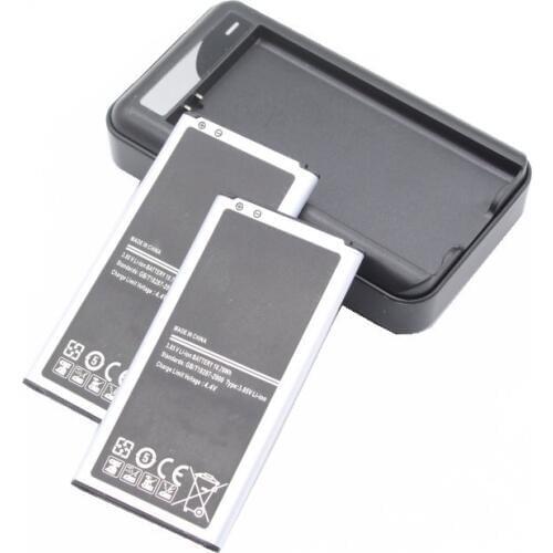 2x 2800mAh EB-BG390BBE replacement Battery + Dock Charger For Samsung Galaxy Xcover 4 SM-G390 SM-G390F SM-G390W SM-G390Y