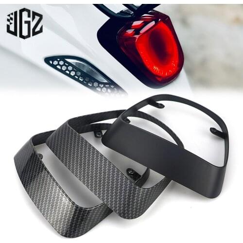 For VESPA SPRINT PRIMAVERA 150 2018 2019 2020 Carbon Taillight Cover Motorcycle ABS Rear Lamp Protective Housing Black Frame