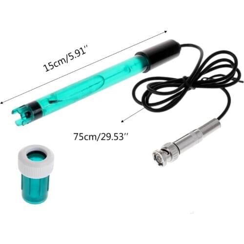 Single pH Electrode BNC Connector Replacement 0.00~14.00pH Measuring range probe